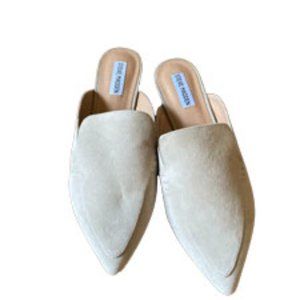 Steve Madden Women's suede flat mules 9.5